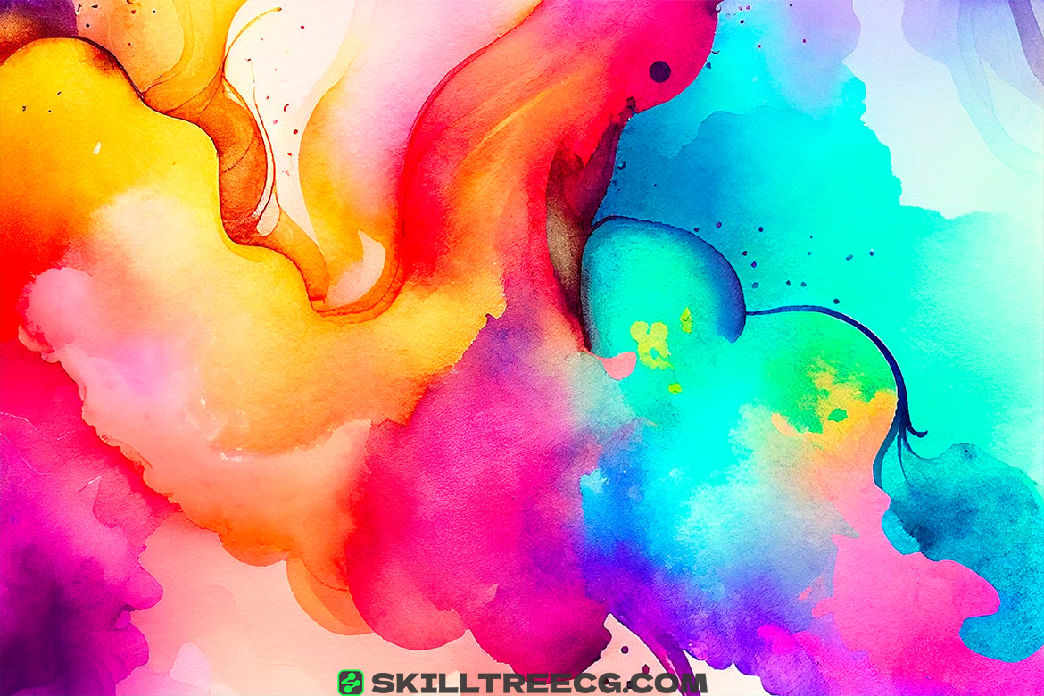 图片[3]-Colorful Watercolor Texture Backgrounds（836176）-技能树